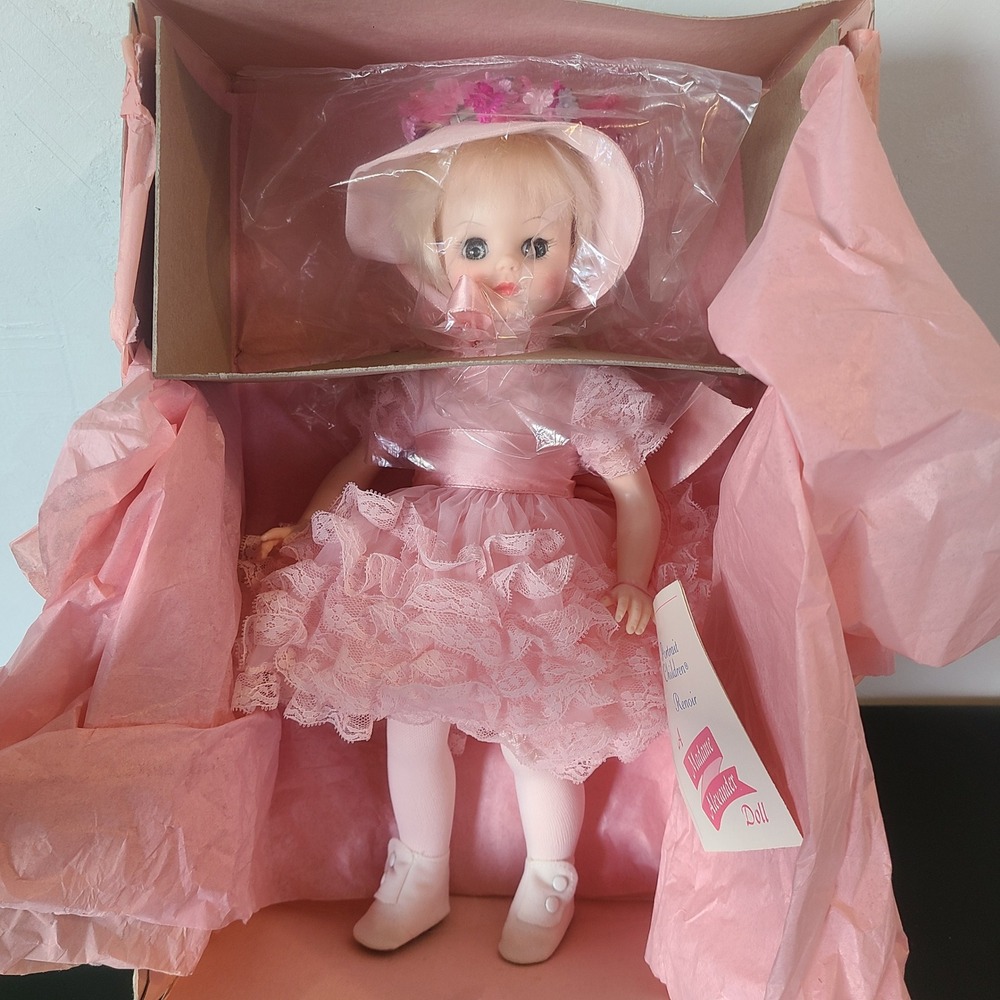 Madame Alexander Renoir Portrait Children Doll 1578 Pink Lace Dress Vintage Box‎